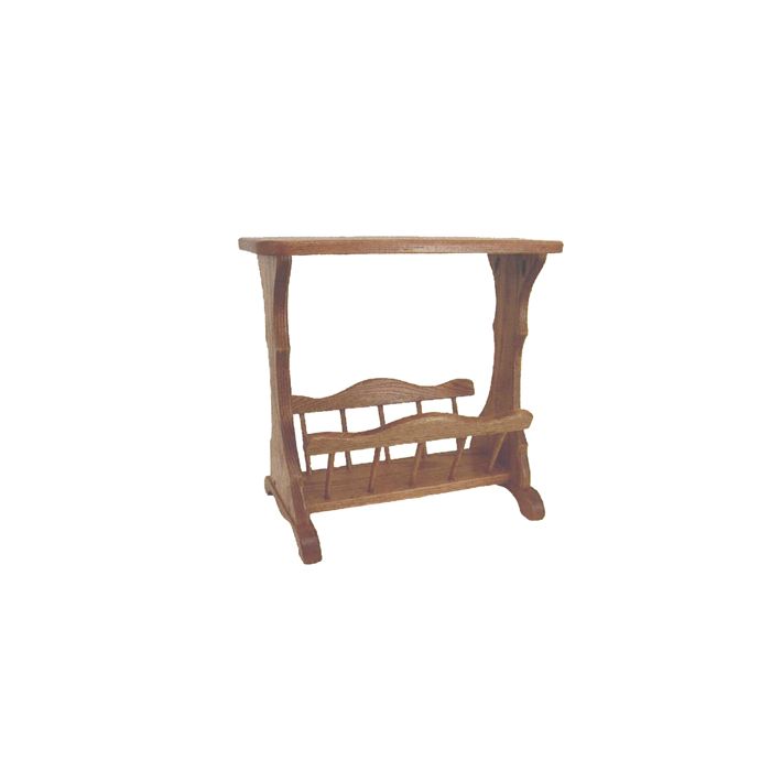 Single Magazine Rack with Top