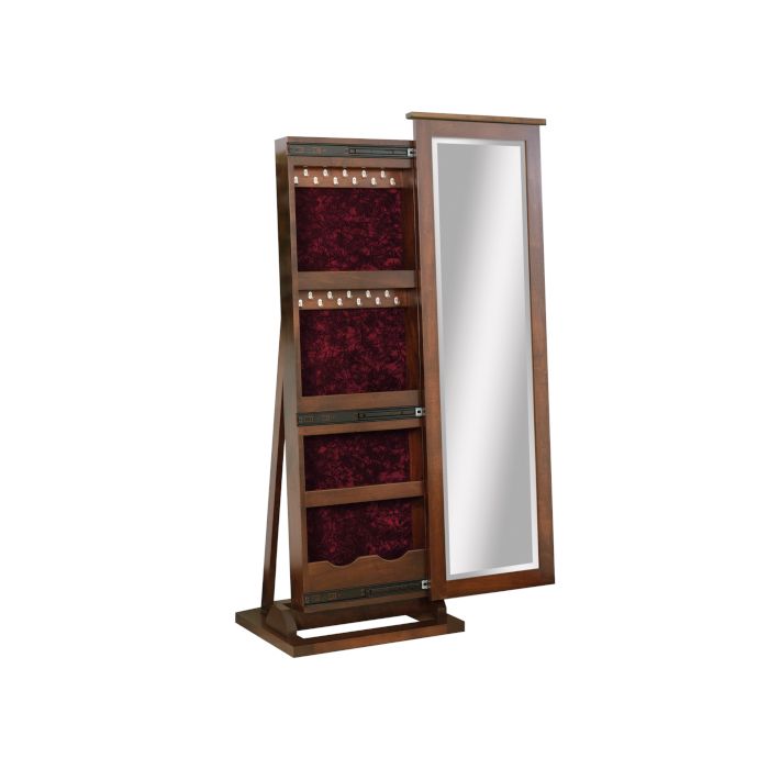 Traditional Shaker Leaner Jewelry Box