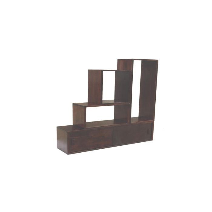 Box Shelving w/ Sliding Doors