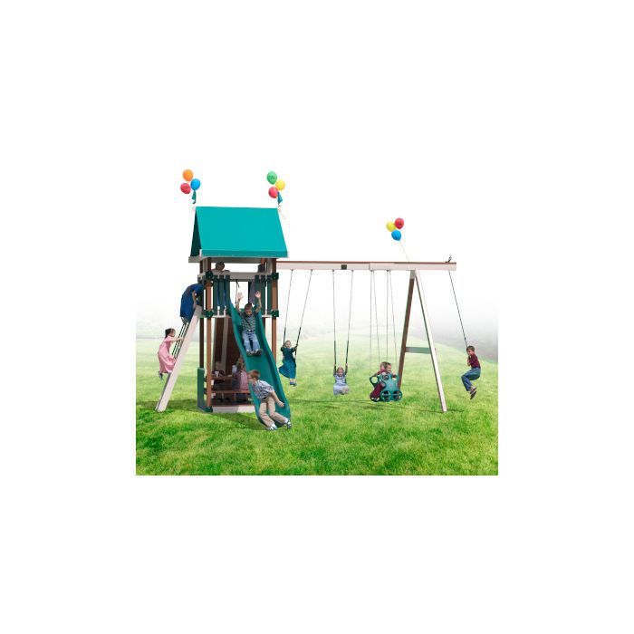 Smiling Fort Swing Set