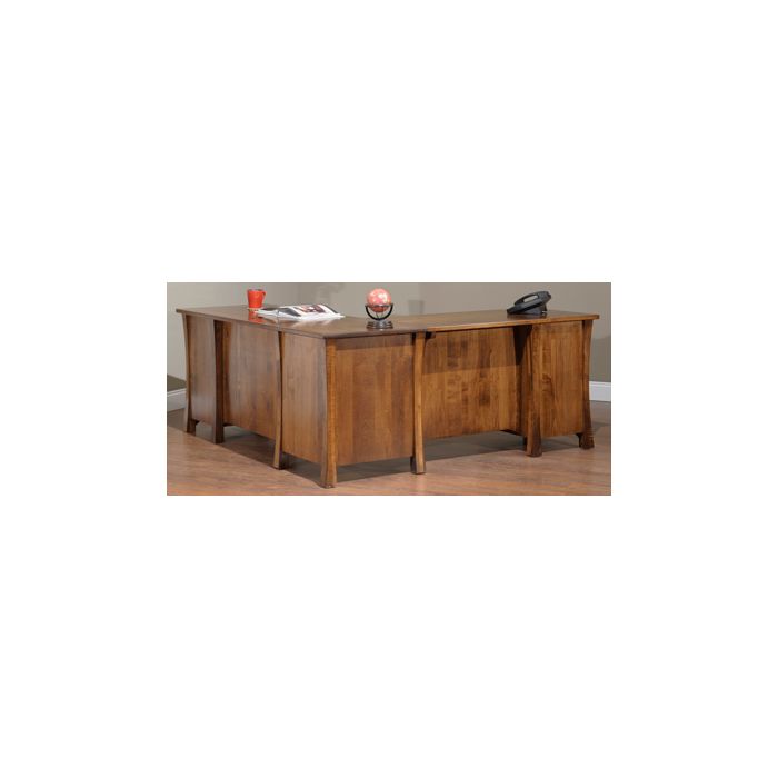 Woodbury L-Desk and Hutch