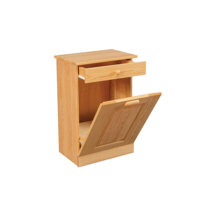 Tilt-out Trash Bin W/ Drawer