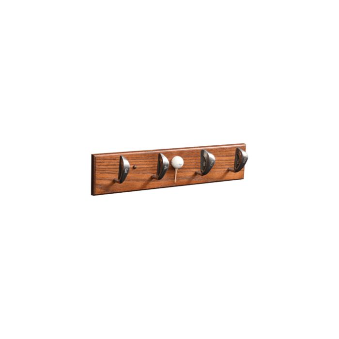 4 Hook Golf Coat Rack