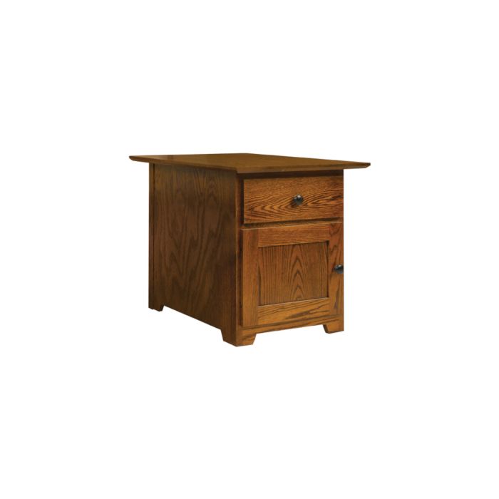 Mission Enclosed Large End Table