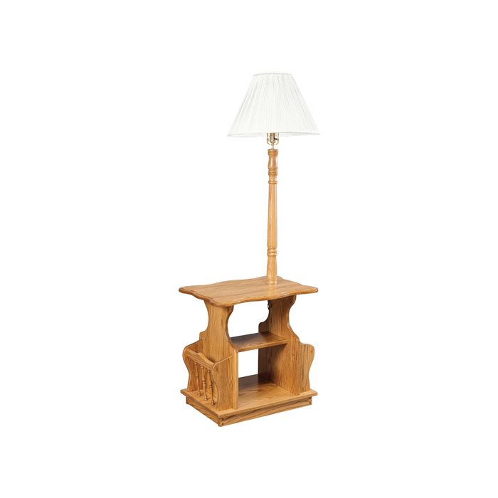 Magazine Table W/ Lamp