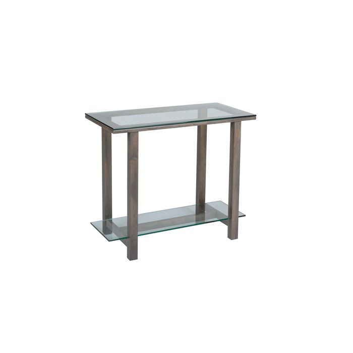 Hilton Sofa Table with Glass Top