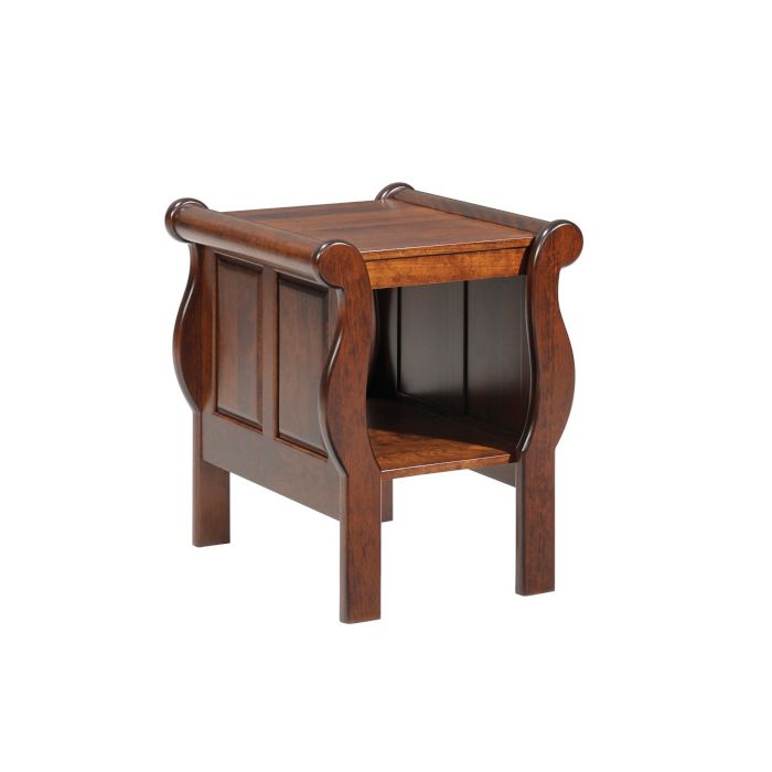 Sleigh End Table
