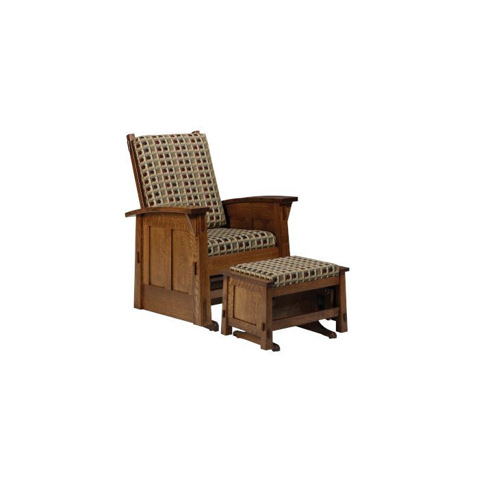 Olde Shaker Glider & Ottoman