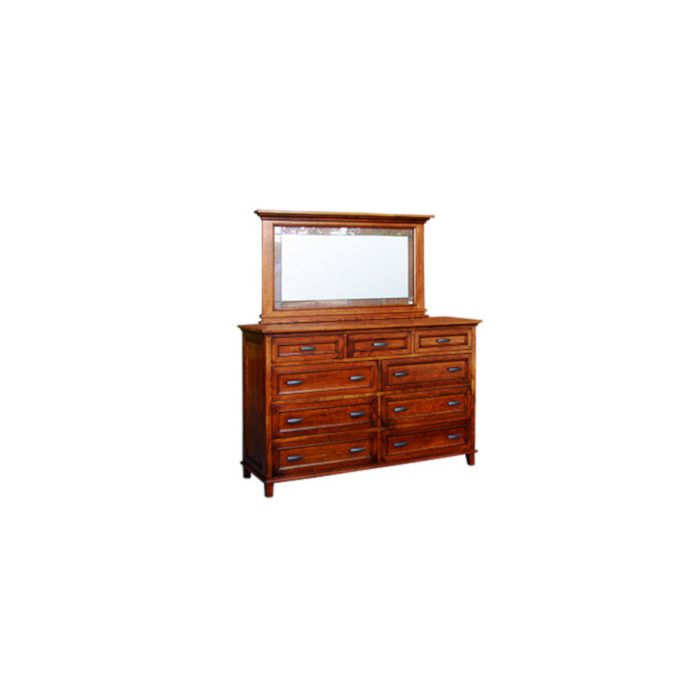 Brooklyn Tall Dresser & Deluxe Mirror