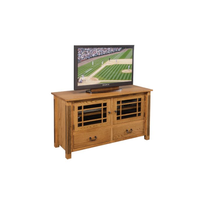 Carlisle Fluted Mission Plasma TV Stand