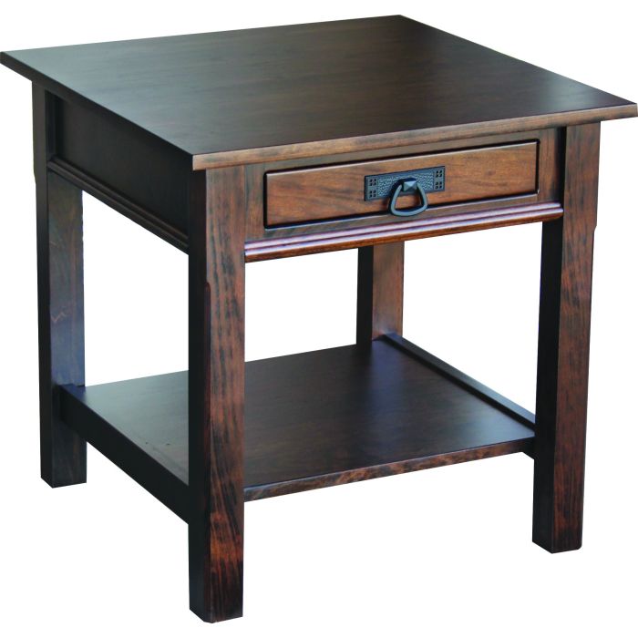 Old World Mission End Table