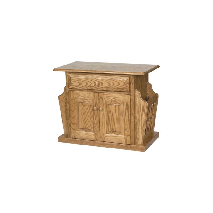 Deluxe Magazine Table with Casters
