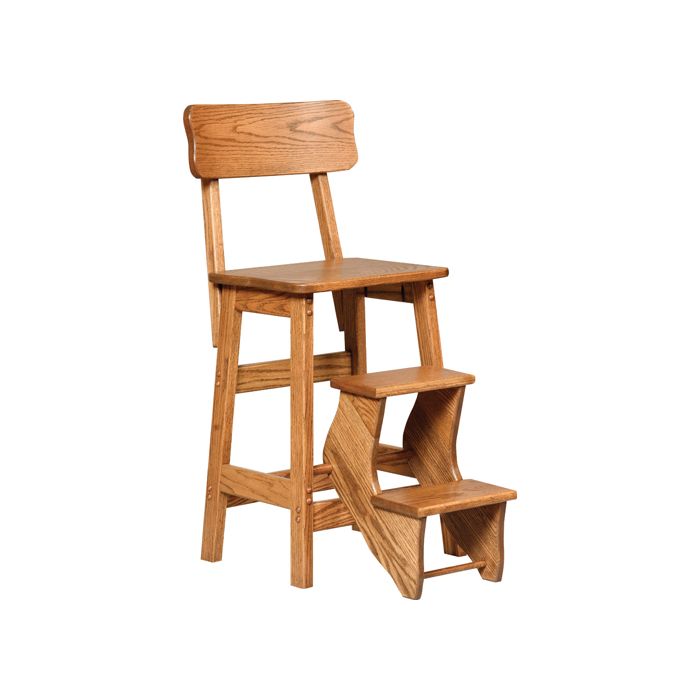 Flip Out Step Stool W/ Back
