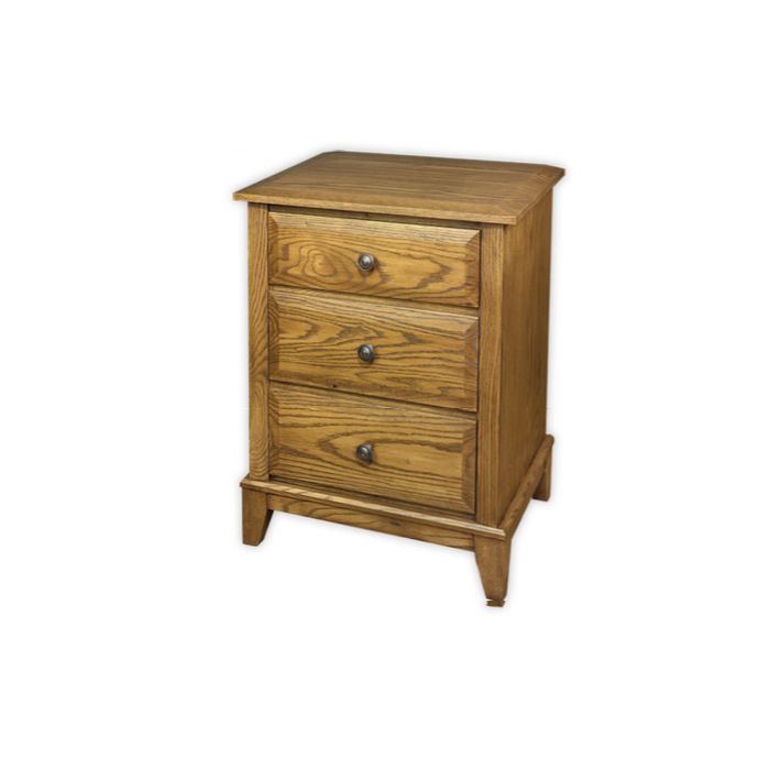 Albany 3-Drawer Nightstand