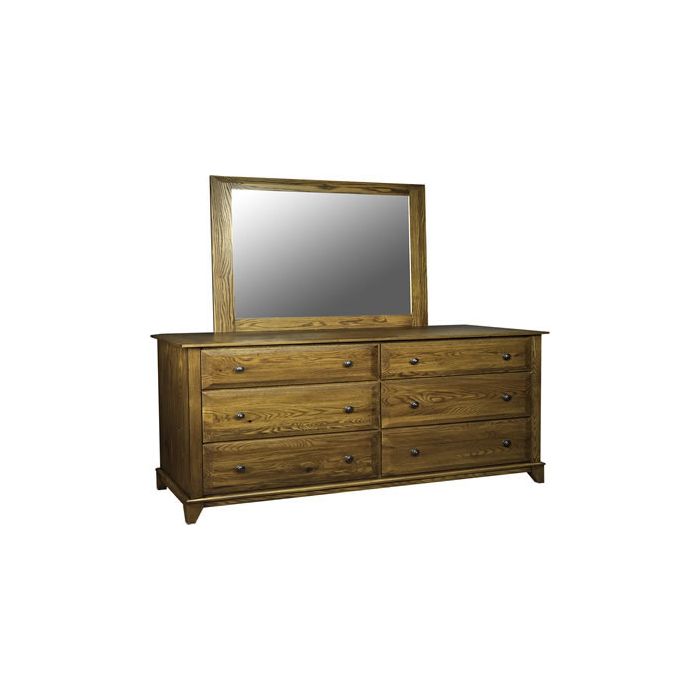 Albany 6-Drawer Dresser & Mirror