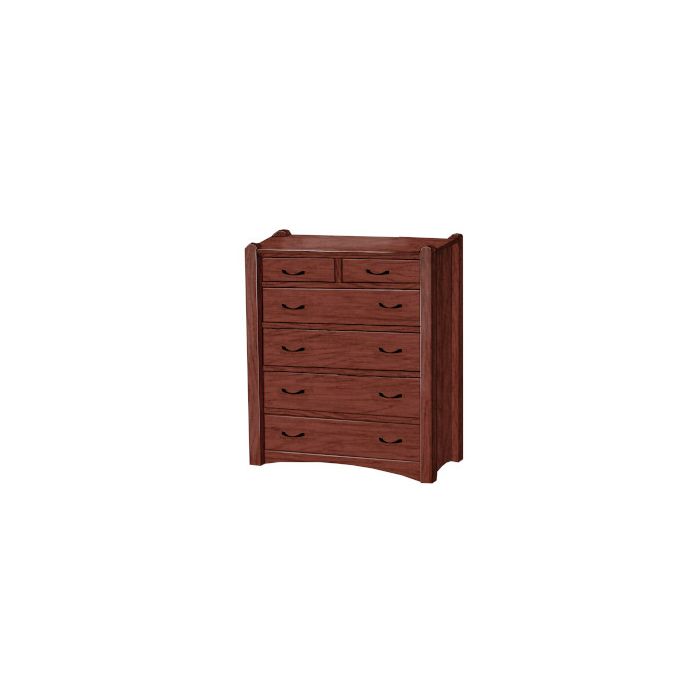 Arched 6 Drawer Chest