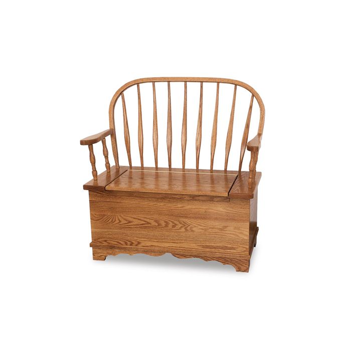 Bent Feather Bow Bench