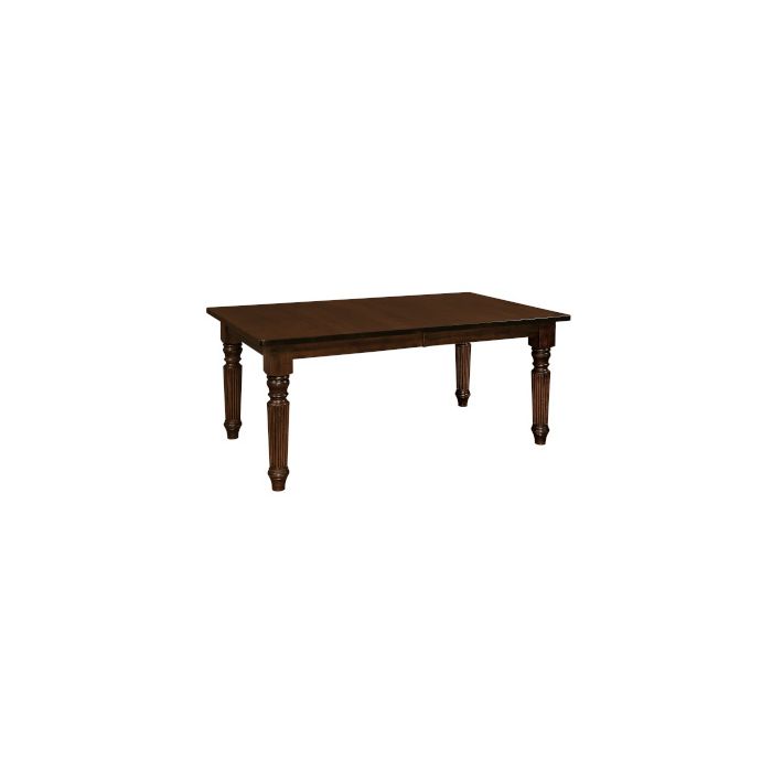 Fluted Double Pedestal Table