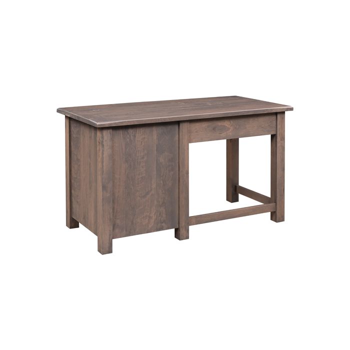 Barn Floor Single Pedestal Desk