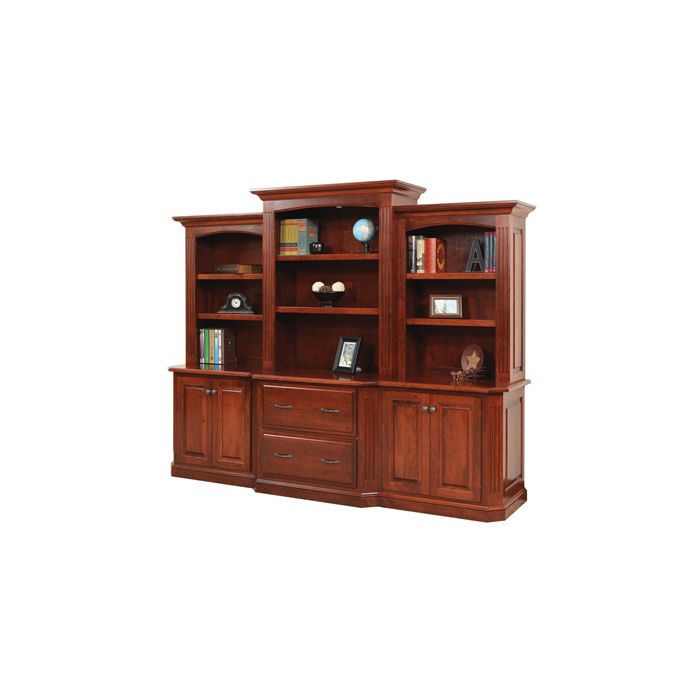 Buckingham 98" Base & Three-Piece Hutch