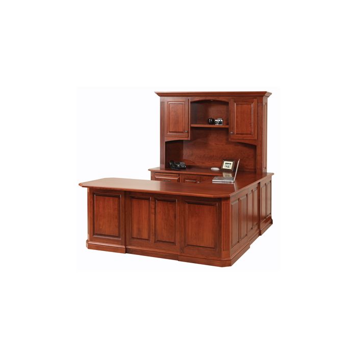 Buckingham U-Shape Desk & Hutch