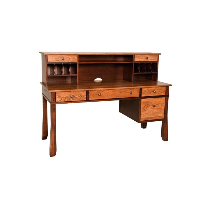Craftsman Computer Desk & Hutch