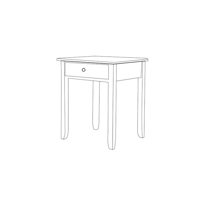Bradford 1 Drawer Bedside Table
