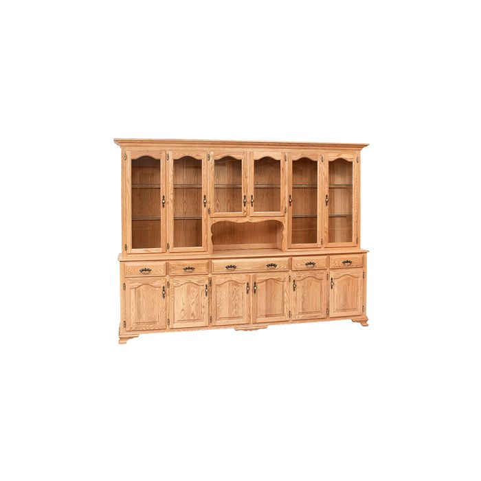 Classic Design 6-Door China Hutch