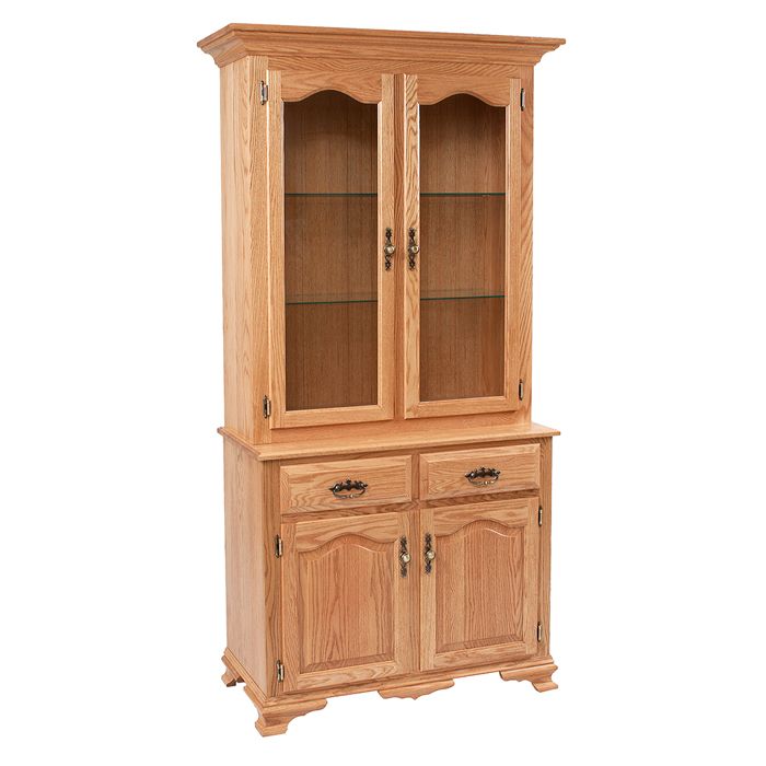 Classic Design 2-Door China Hutch