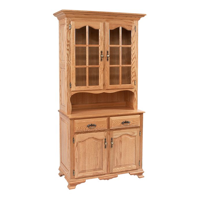 Classic Design 2 1/2 Door China Hutch