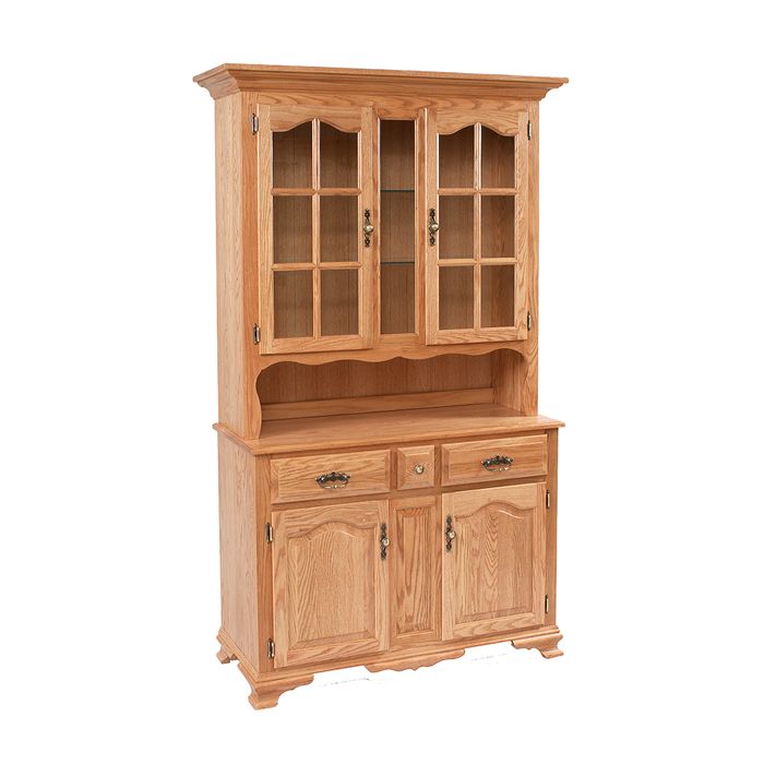 Classic Design 2 1/2-Door China Hutch