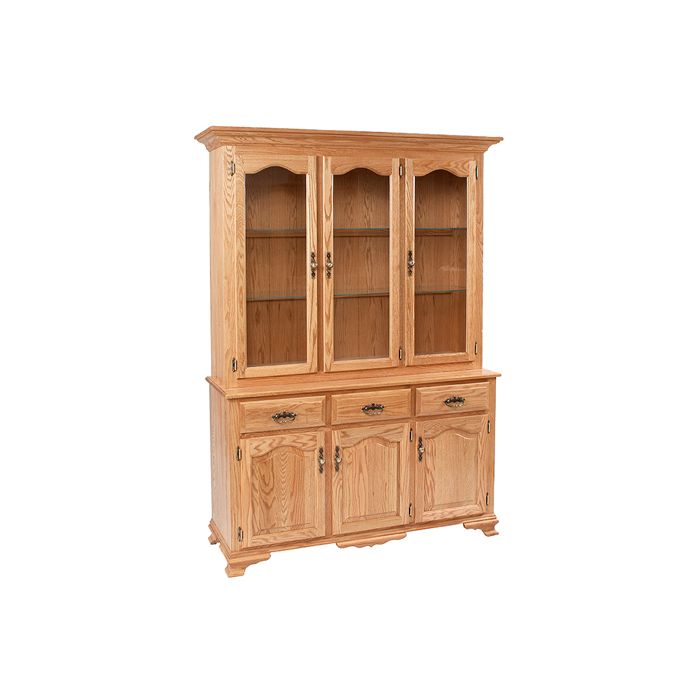 Classic Design 3-Door China Hutch