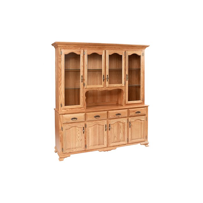 Classic Design 4-Door China Hutch