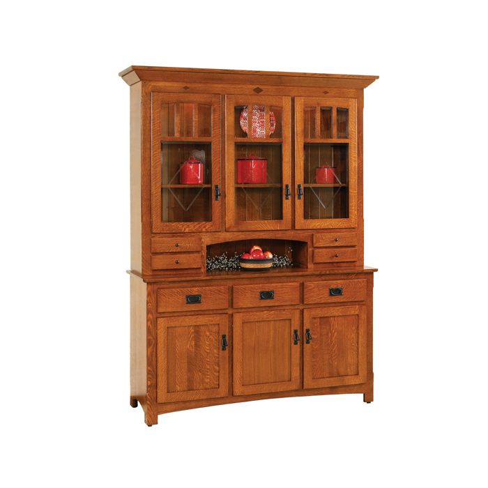 Century Mission 3 Door Hutch