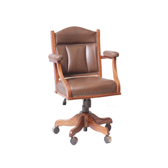 Low Black Desk Chair