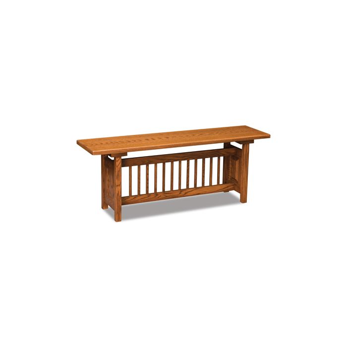 Classic Mission Trestle Bench