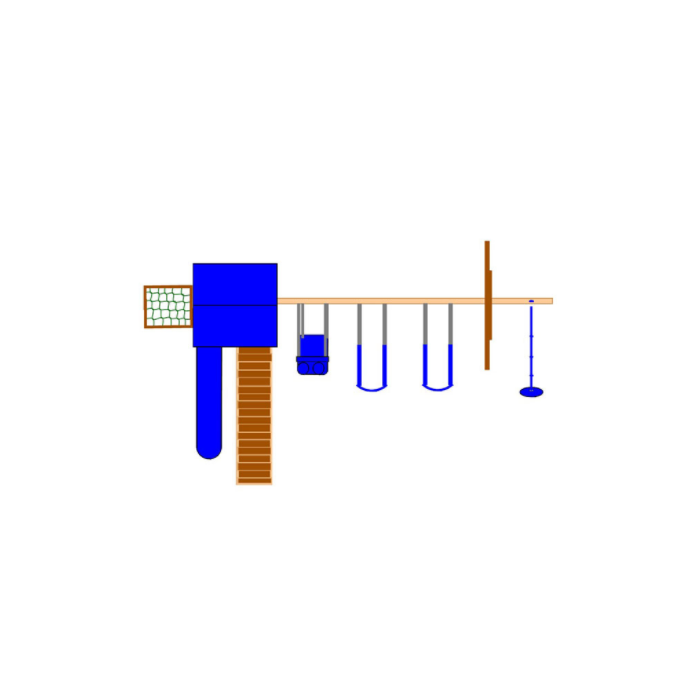 Climber's Glee Swing Set