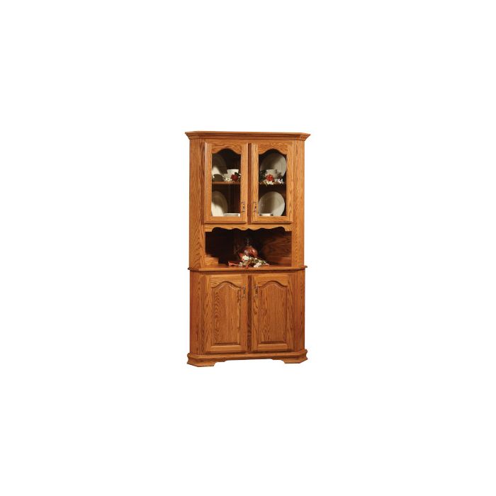 Country 2 Door Corner Hutch