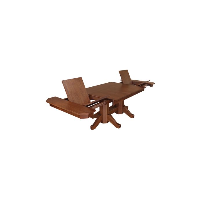 Craftsman Double Pedestal Table