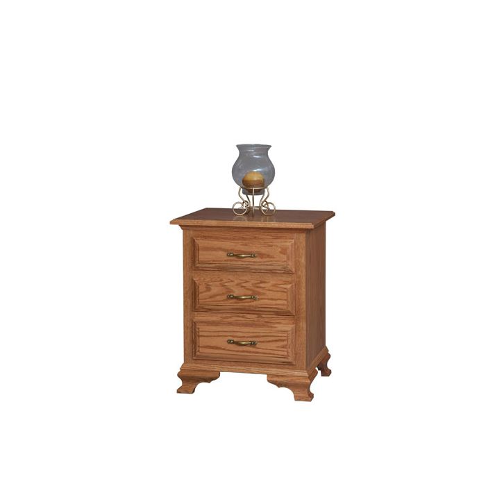 Crown Villa 3-Drawer Nightstand