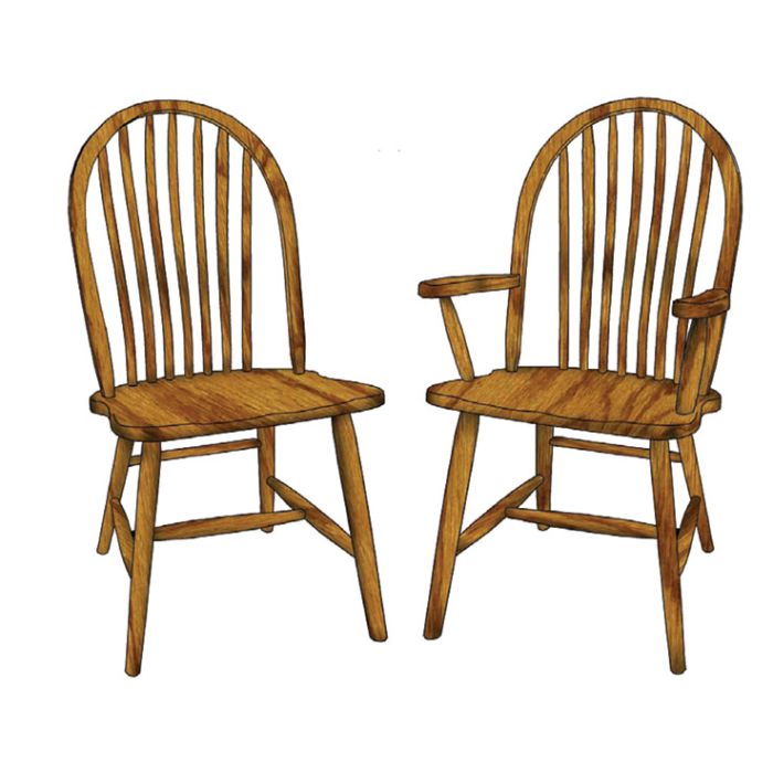 Denver Arm & Side Chair (Desk Chair option available)