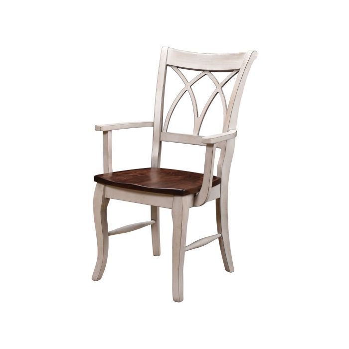 Double X Back Arm Chair