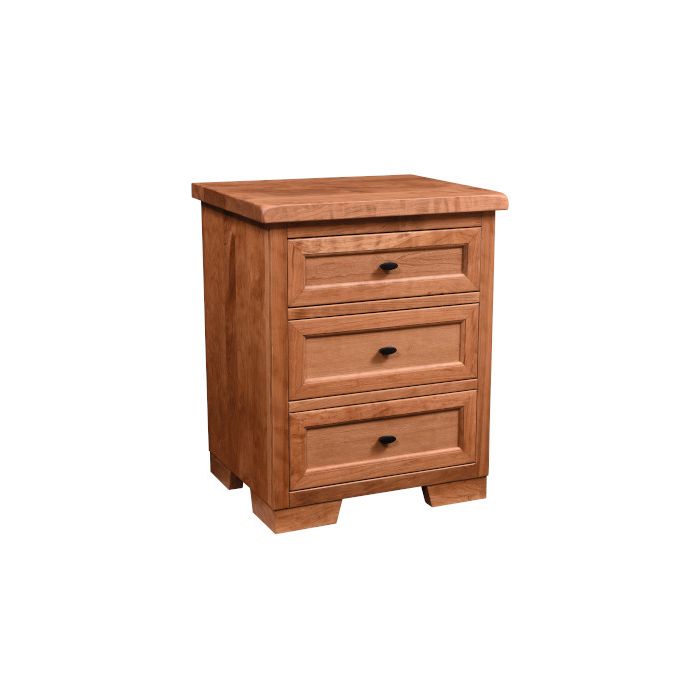 Farmhouse 3 Drawer Nightstand