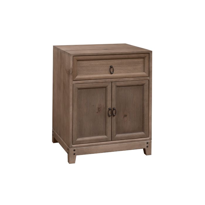 Glendale 1 Drawer 2 Door Nightstand