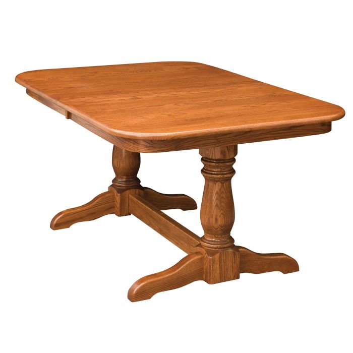 Dutch Double Pedestal Table