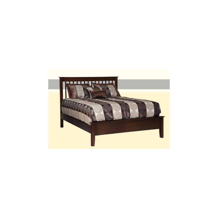 English Shaker Spindle Bed