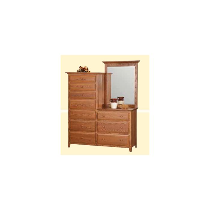 English Shaker Center Mirror