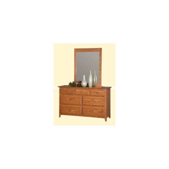 English Shaker Dresser & Mirror