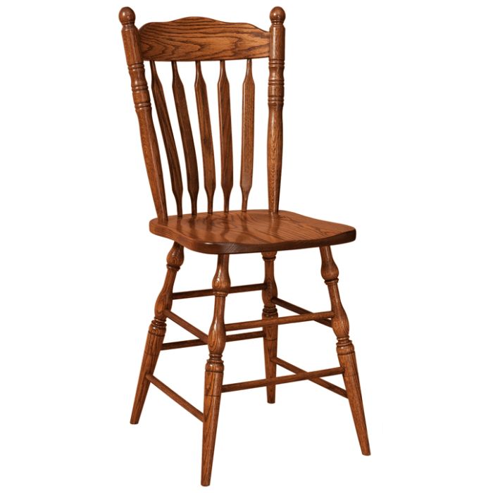 Post Paddle Stationary Bar Stool 