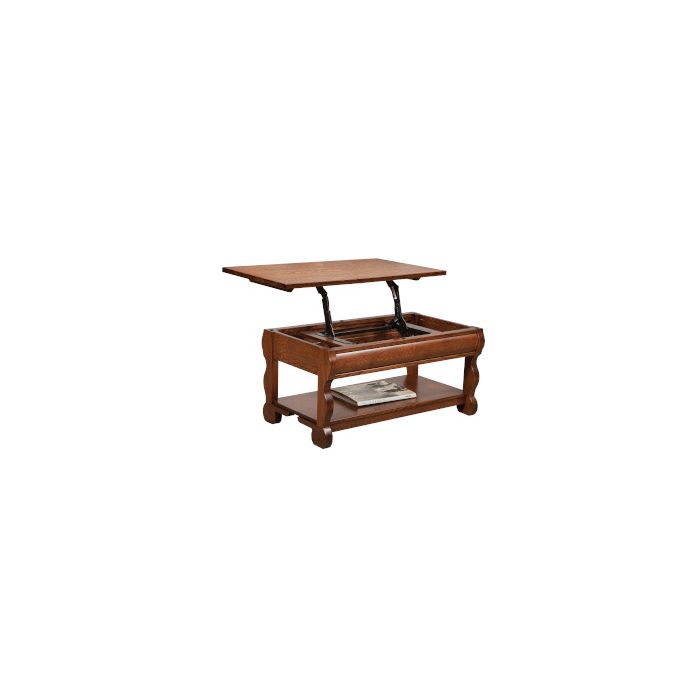Old Classic Sleigh Lift-Top Coffee Table